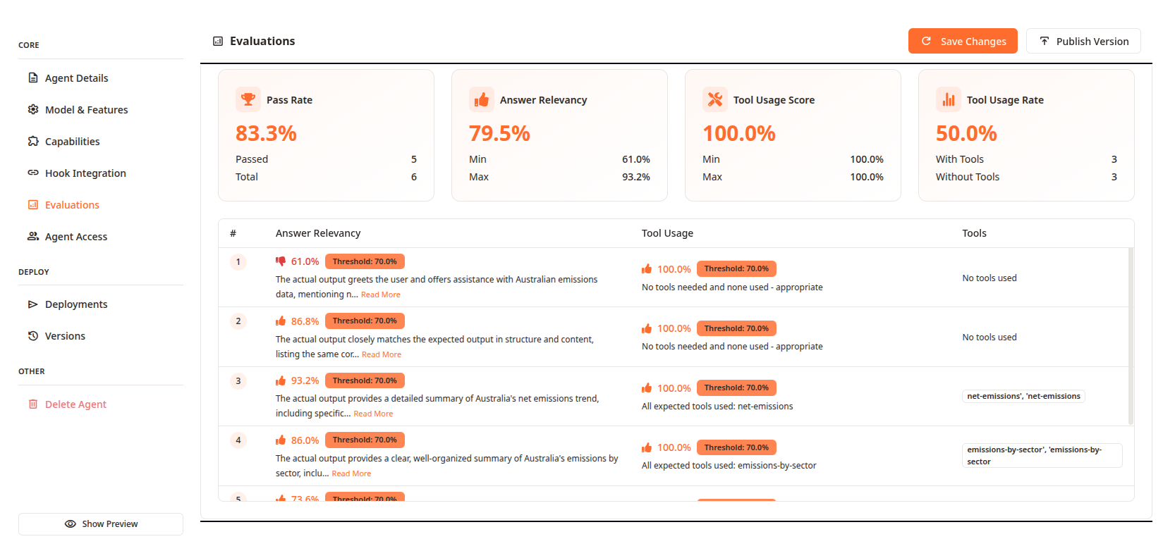 Evaluation Framework