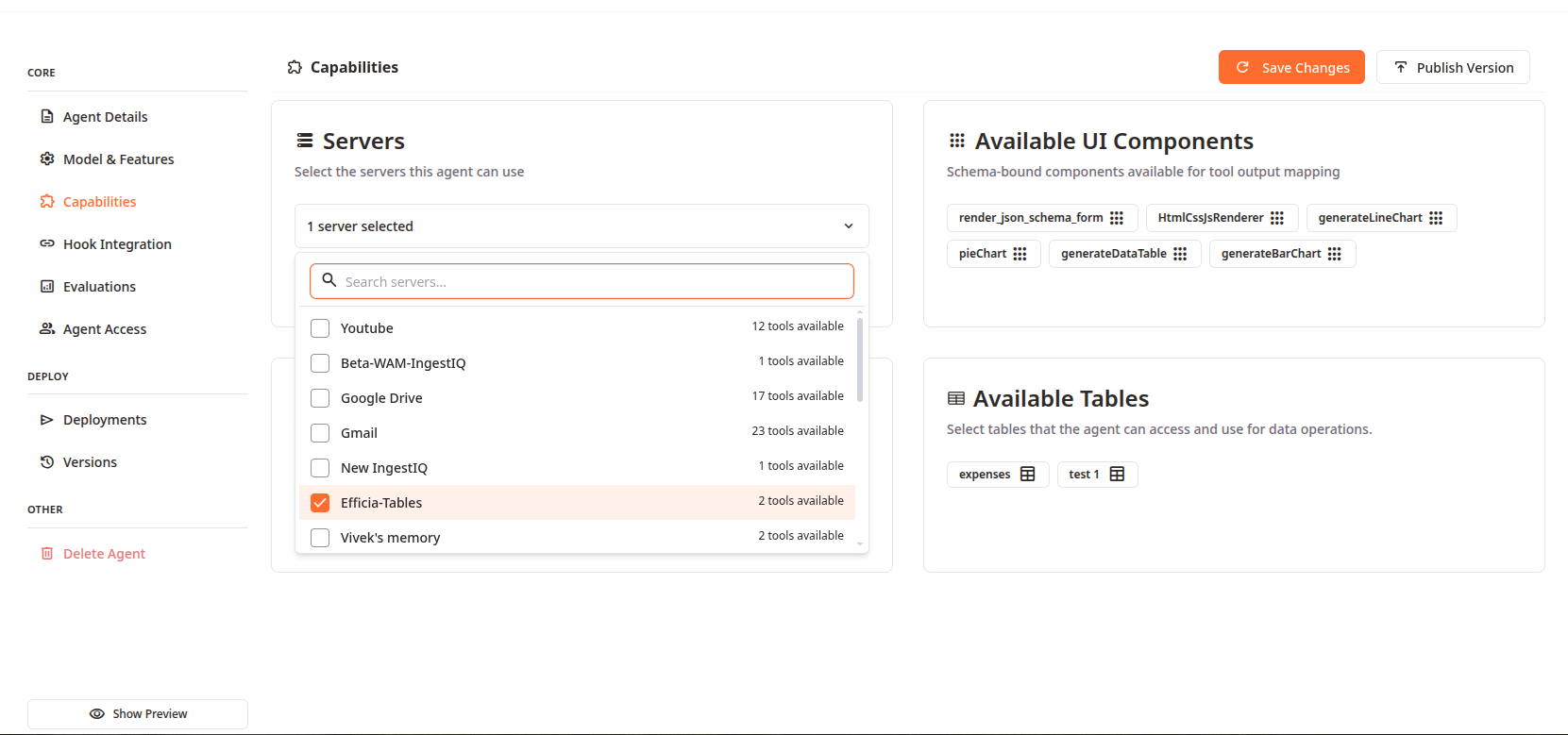 MCP - Actions (Tool calls)
