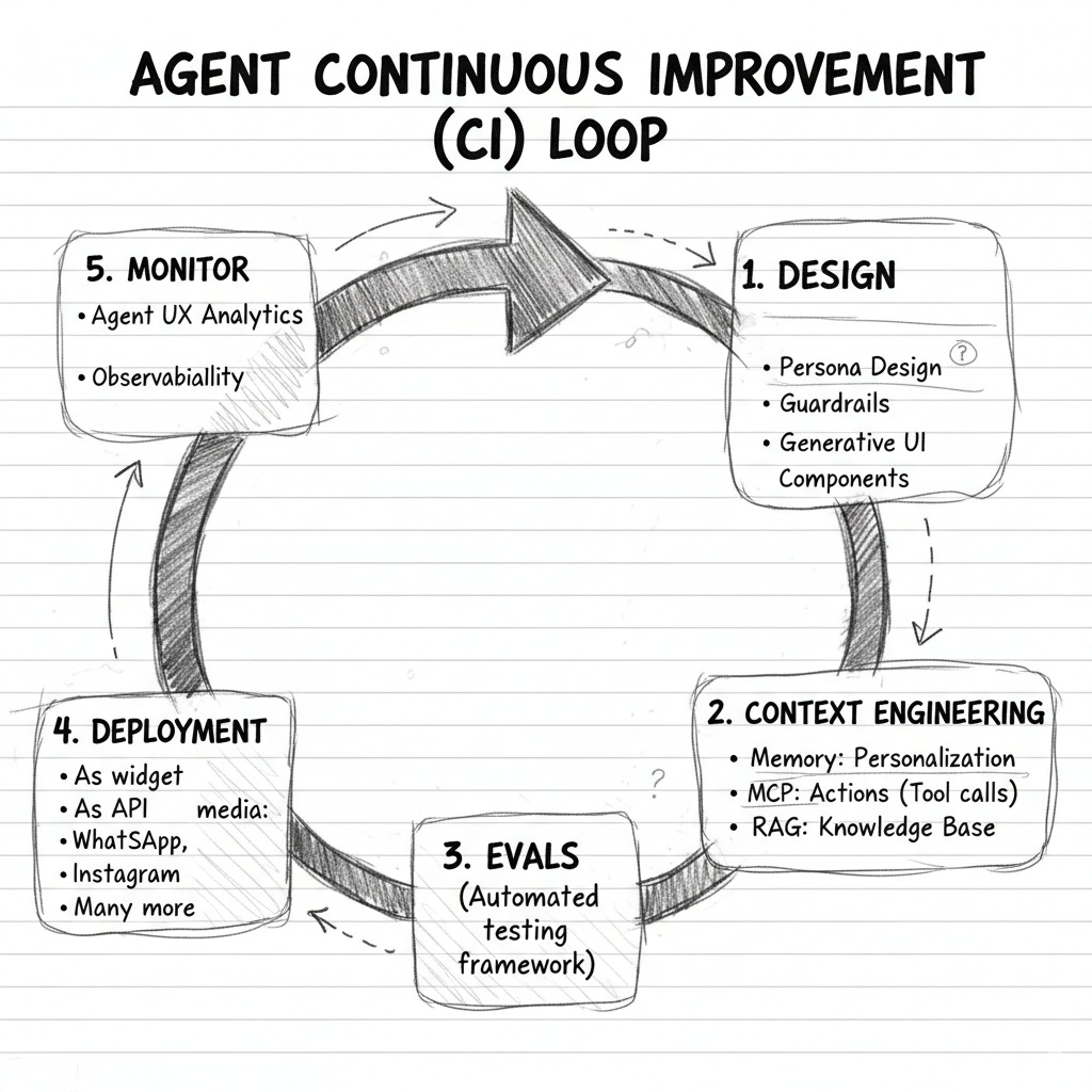 Agent CI Loop diagram